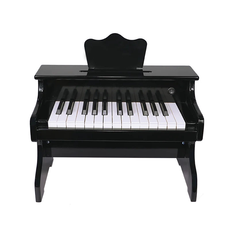 

Zl Children Little Piano Pattern Wooden Children Beginner Toys Can Play Electronic Keyboard