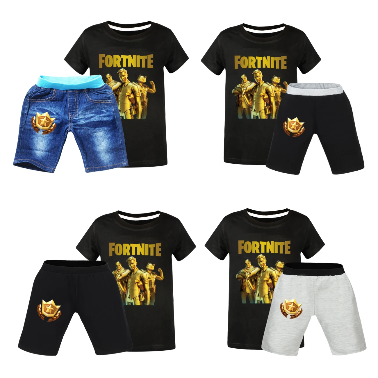 Fortnite Kids Clothes Summer Children's Clothes Sets  Teens Girls T-shirt and  Pants 2 Pcs Baby Clothing Sets508