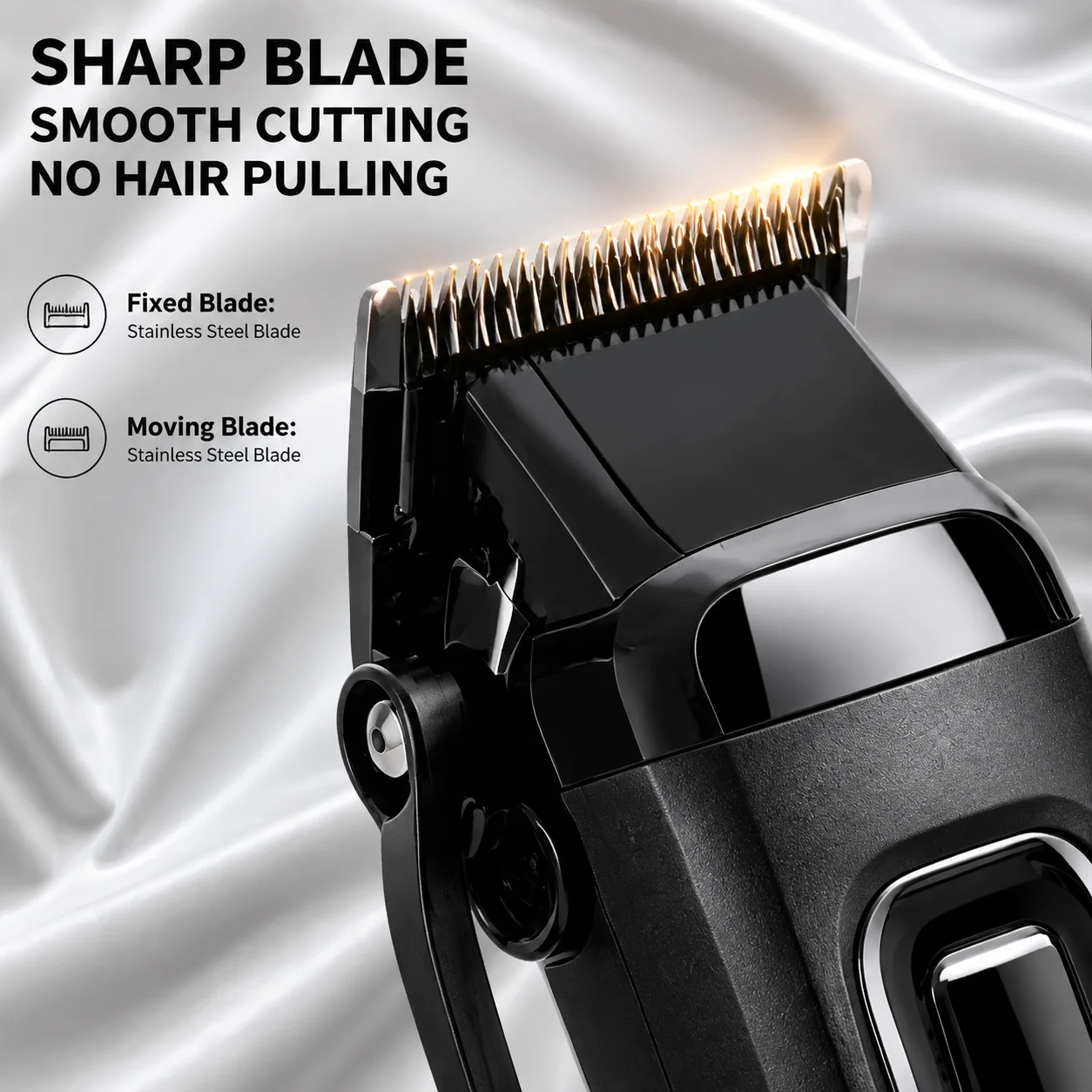LCD Display Hair Clippers Professional Hair Trimmer With Base 1800mAh Barber Rechargeable Electric Men's Hair Cutting Machine