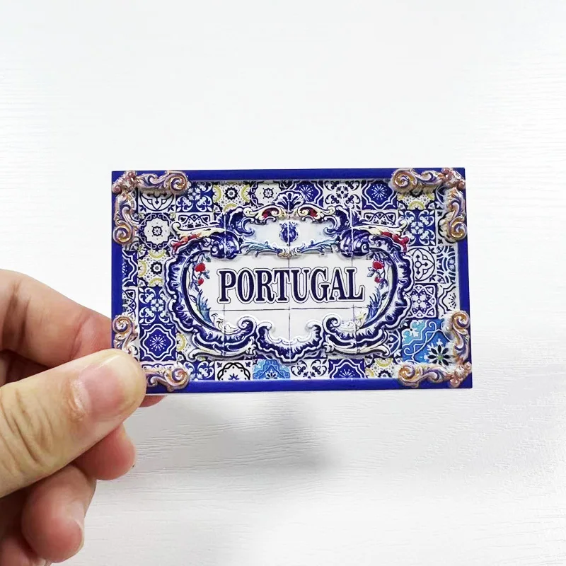 

‌Vintage Portugal 3D Resin Decorative Fridge Magnets - Cute & Strong, Perfect for Eclectic Home Decor & Kitchen Room Decoration