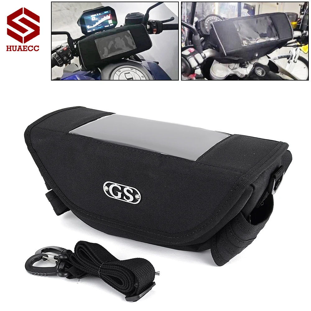 

Motorcycle Handlebar Bag netic Tank Bike Saddle Bag for Big Sn Phone / GPS for BMW KTM Honda Ducati Husqvarna Kawasaki