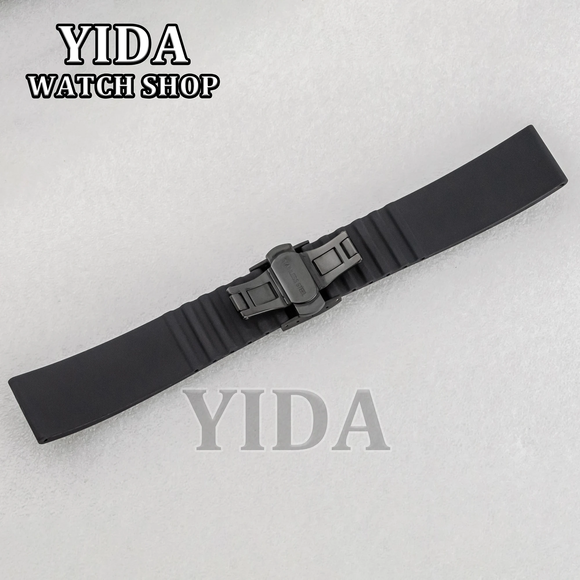 bracelet-de-montre-en-caoutchouc-noir-22-mm-skx007-avec-boucle-papillon-pieces-de-rechange-et-outils-de-reparation