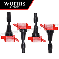 Worms High Performance Ignition Coil Racing 4PCS Set For 2015 2016 2017 2018 2019 Hyundai Sonata Sport L4 2.0L 27300 2GGA0