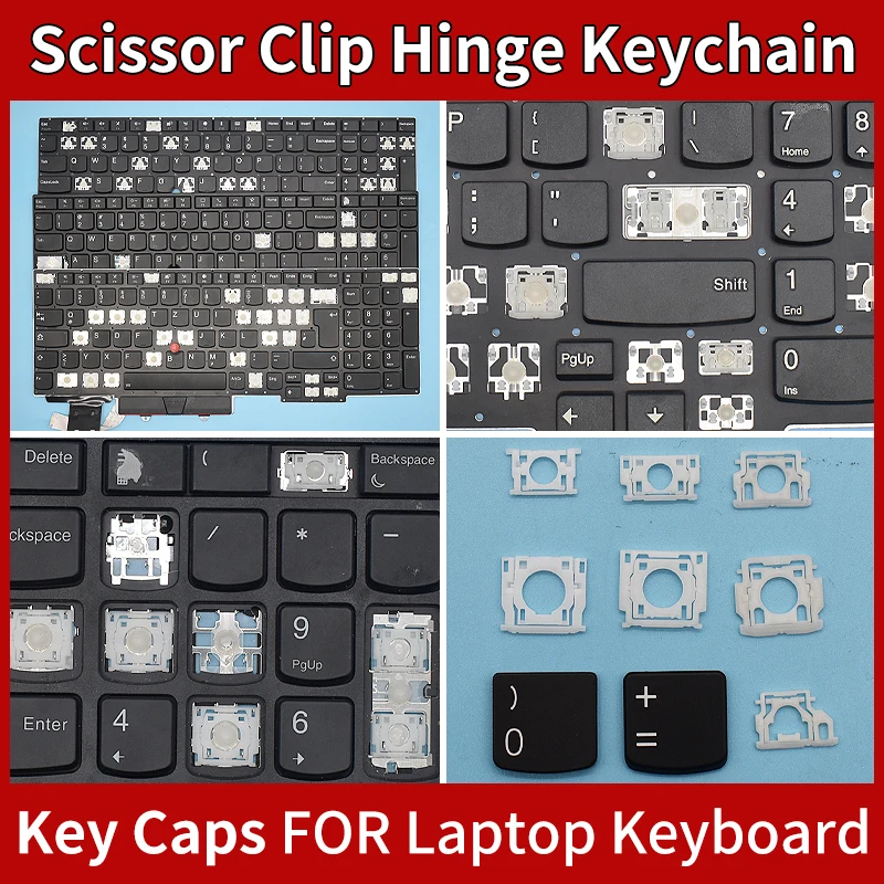 Replacement Keycap Key cap &Scissor Clip&Hinge For Lenovo ThinkPad E15 G1 G2 E14 Gen2 2020 2021