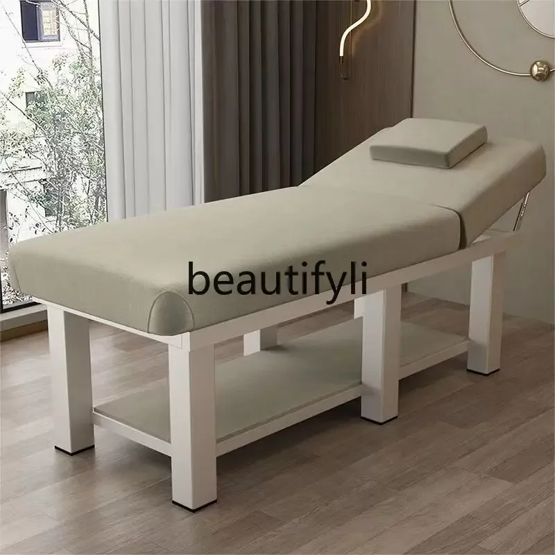 Beauty bed Beauty salon special folding massage physiotherapy massage bed Household moxibustion eyelash embroidery spa bed