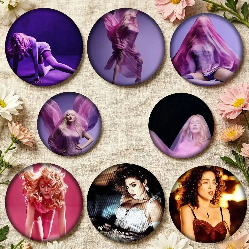 M-Madonna Confessions I Feel So Free 25 32 44 58 75mm Badges Personalized Round Brooches Pins Accessory Gift