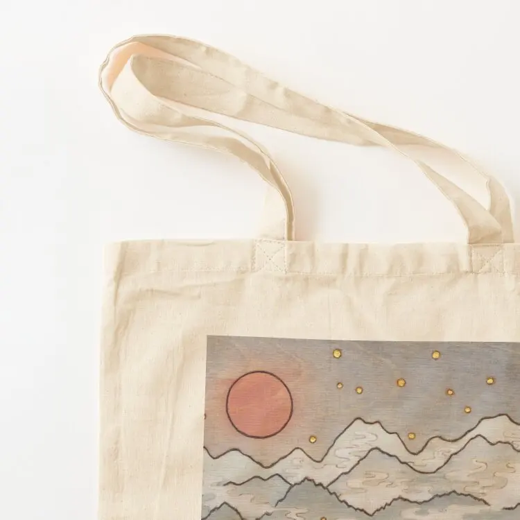 Hedgehog in the Fog Tote Bag Big bag Shopper handbag Women's bags Canvas bag for women