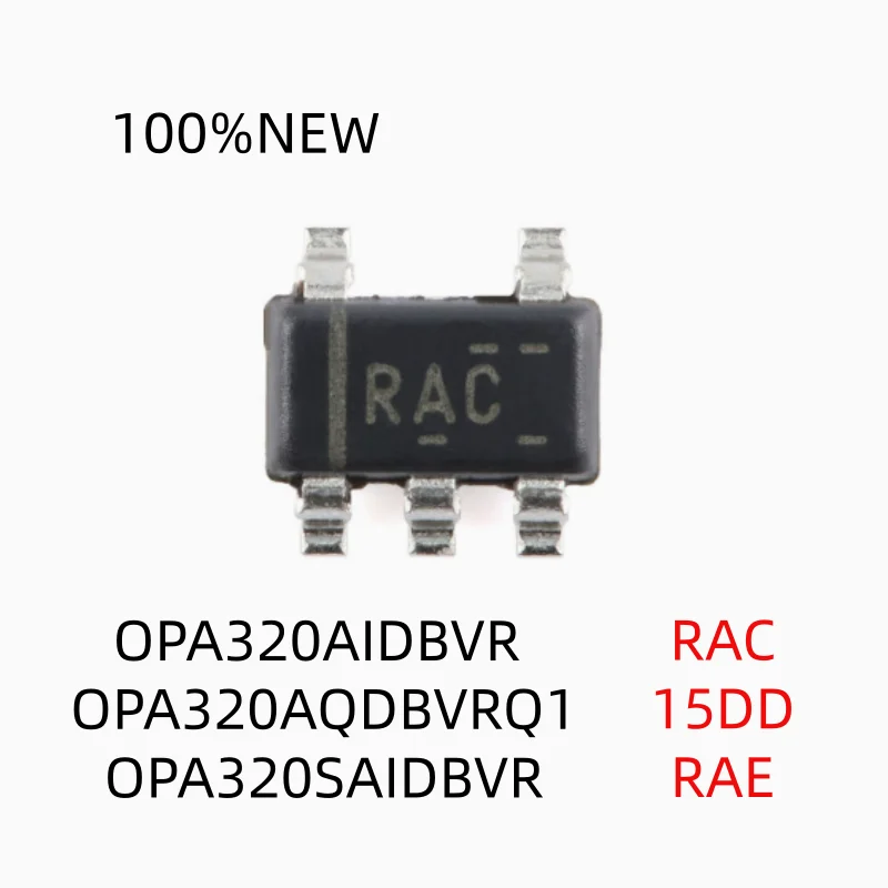 (5Pcs) 100% New Opa320Aidbvr Rac Opa320Aqdbvrq1 15Dd Sot23-5 Opa320Saidbvr Rae Sot-23-6 High Precision Operational Amplifier Chip