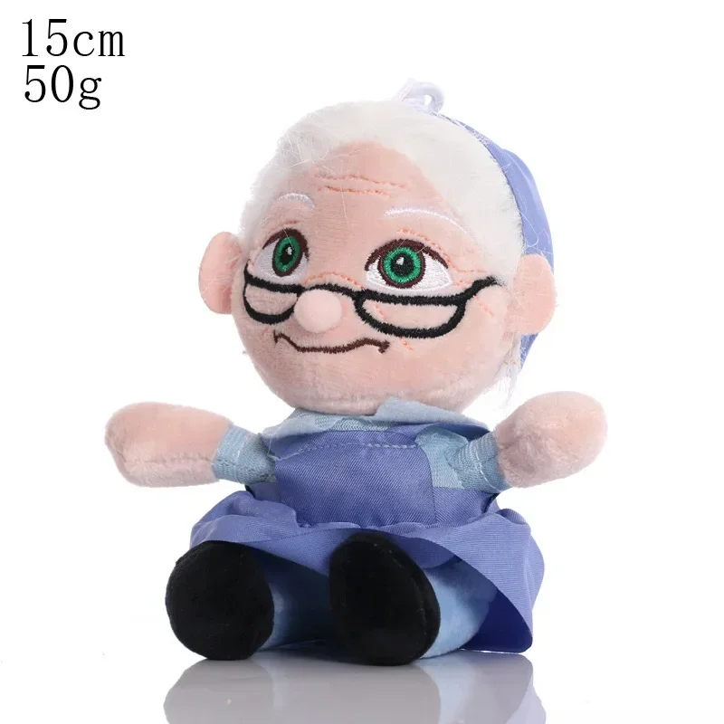 15/20cm Disney Movie UP Cartoon cute Grandfather Grandmother Stuffed Soft Plush DOLL Toy for Girl Boys