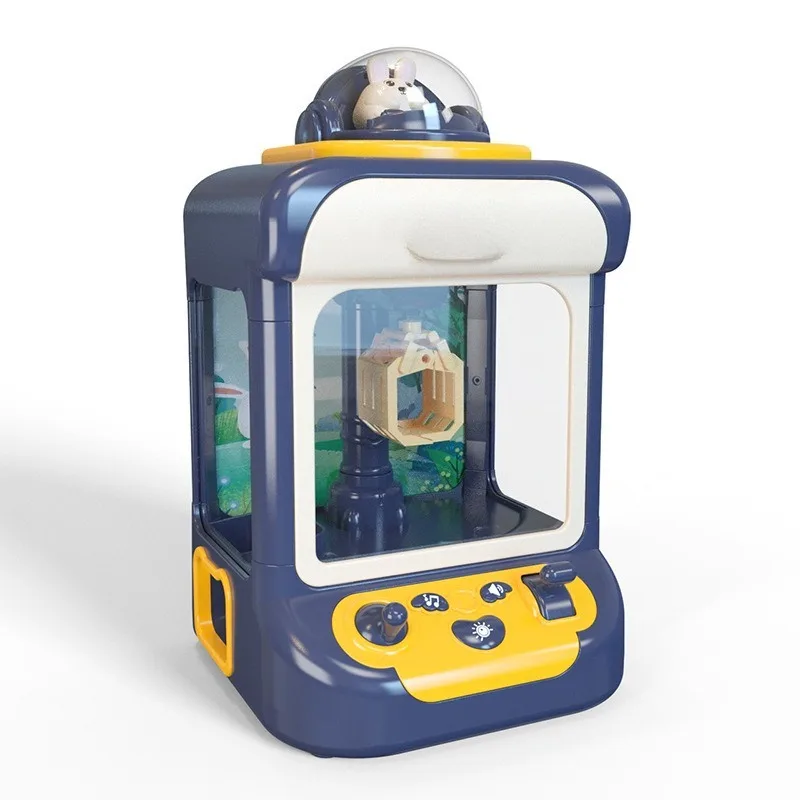 

Children's electric doll grabbing machine sound and light coin-operated egg-twisting household clip doll machine boys and girl