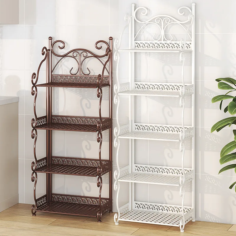 

Shelf Floor-to-ceiling multi-layer kitchen living room bedroom storage rack, bathroom and bathroom