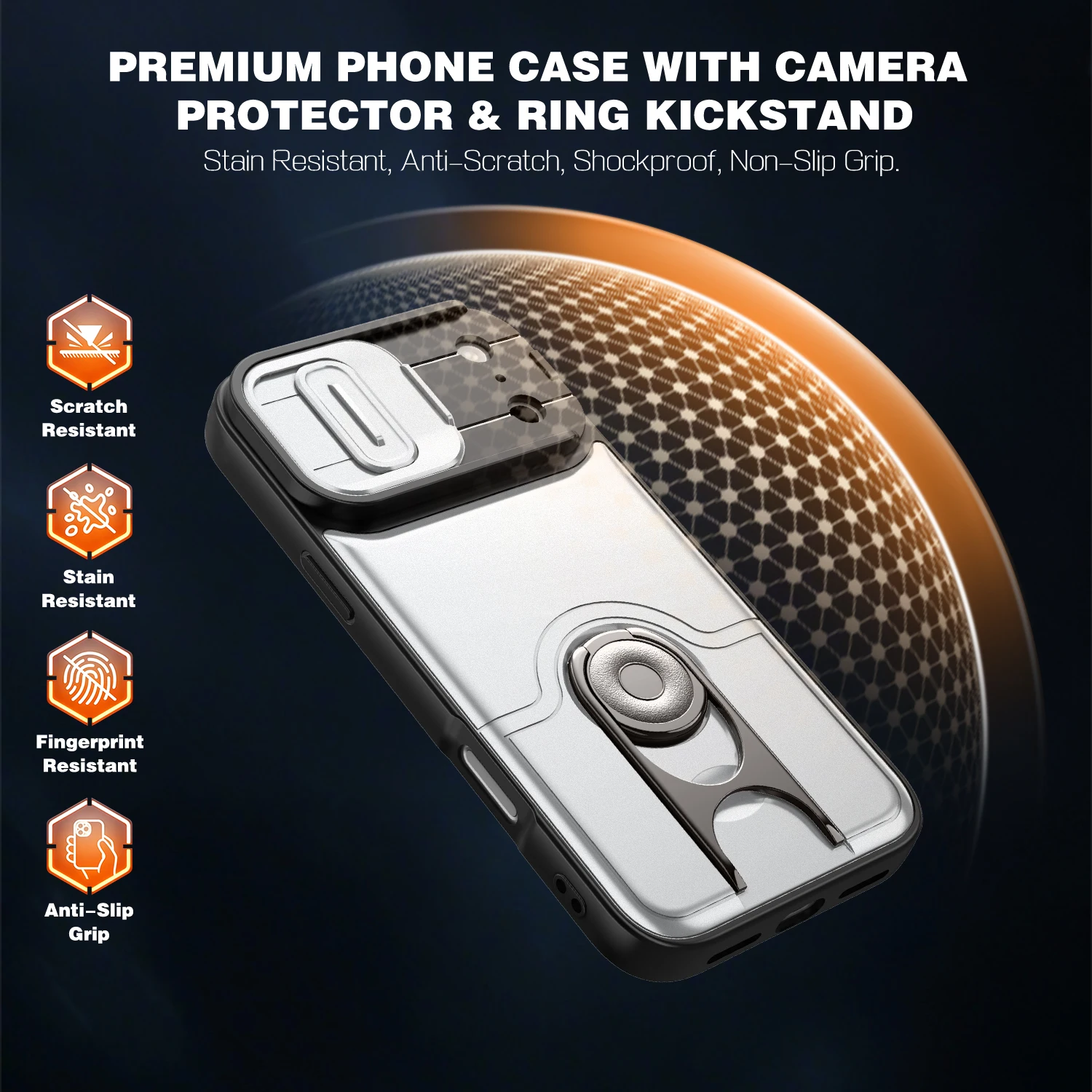 Rugged Armor Case - غطاء حماية فاخر وقوي للغاية مع