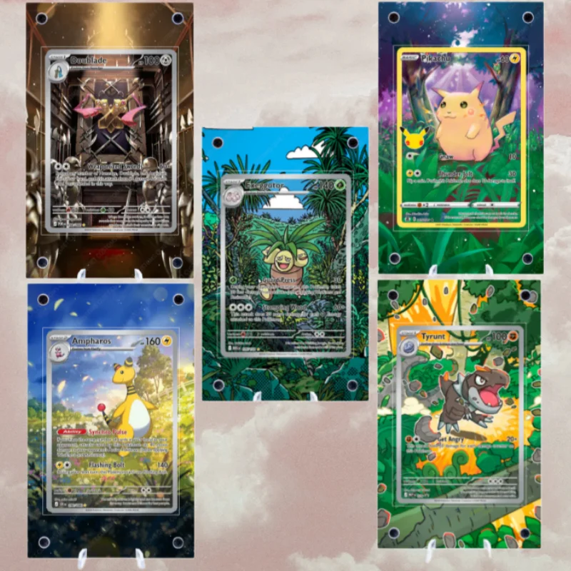 

Collection Card Extended Painting Display Rack for Exeggutor Pikachu Tyrunt Ampharos Anime Extended Exquisite Collectibles Gifts