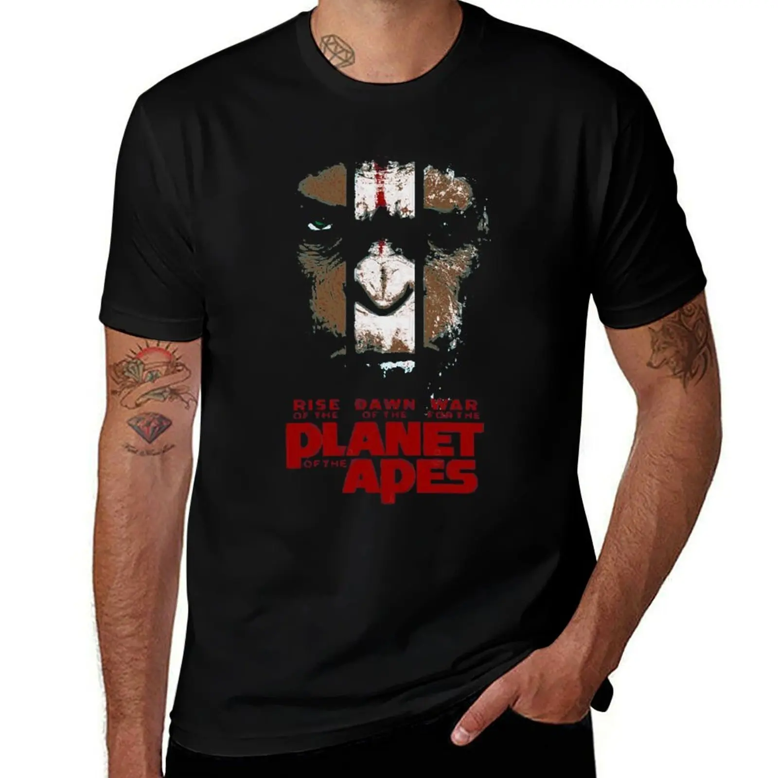 Planet of the Apes Trilogy T-Shirt Plus Size Simple Casual Top T-Shirt