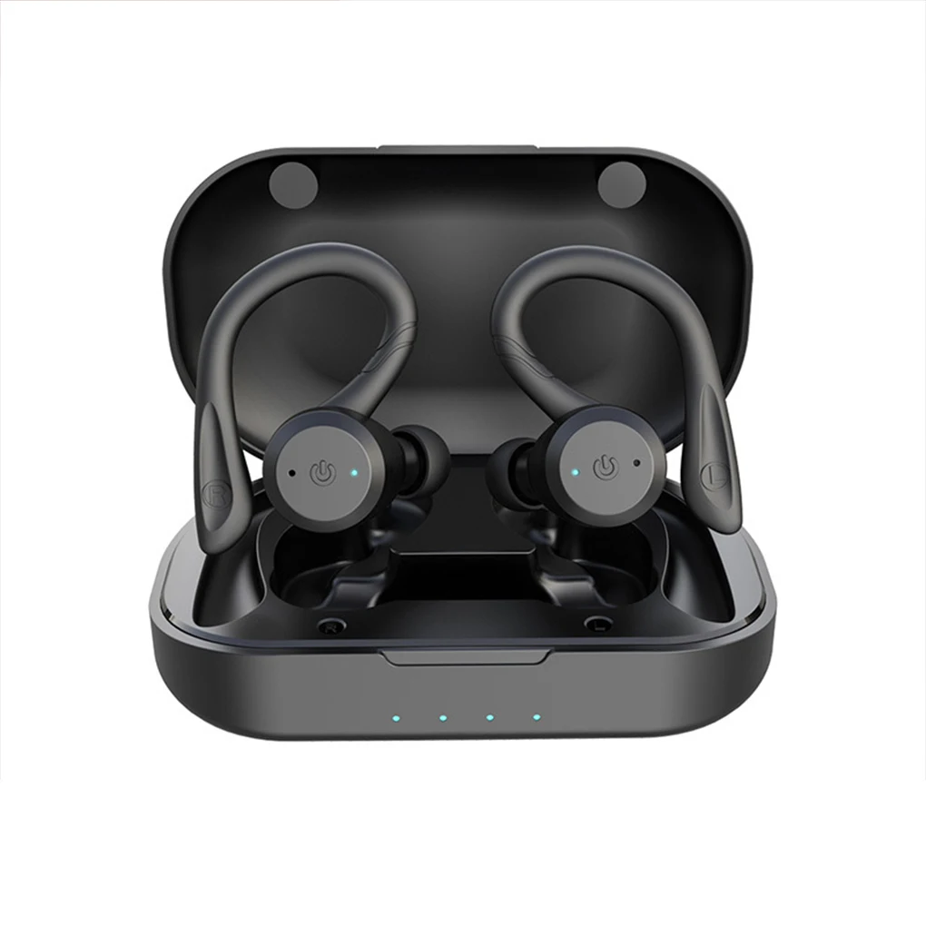 20 Hours Play time Swimming Waterproof Bluetooth Earphone Dual Wear Style Sport Wireless Headset TWS Ipx7 Earbuds Stereo