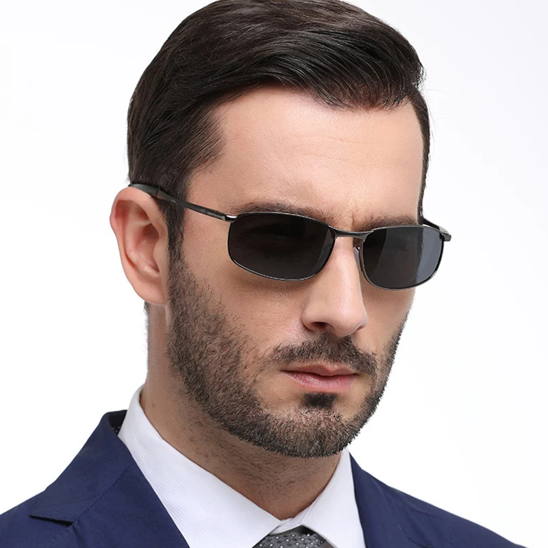 Gafas de Sol Polarizadas CoolPandas 2026 para Hombre, Diseño de Marca, Lentes Pequeñas, Gafas de Sol para Conducir, Protección UV400