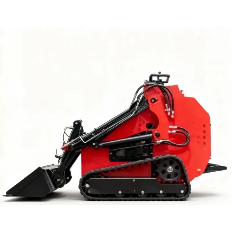 Günstiger Kompaktlader, langlebig und praktisch, kleiner 23-PS-Raupen-Mini-Kompaktlader, Kompaktlader mit 3 Pumpen