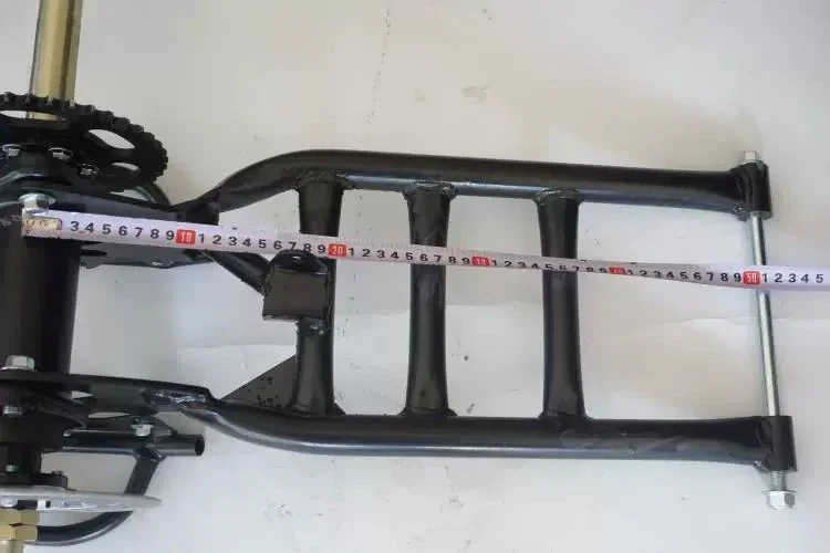 Modified Three-Wheeled Motorcycle to Four-Wheeled Kart Beach Car Rear Axle Suspension Extension 81cm Long for Enhanced Stability