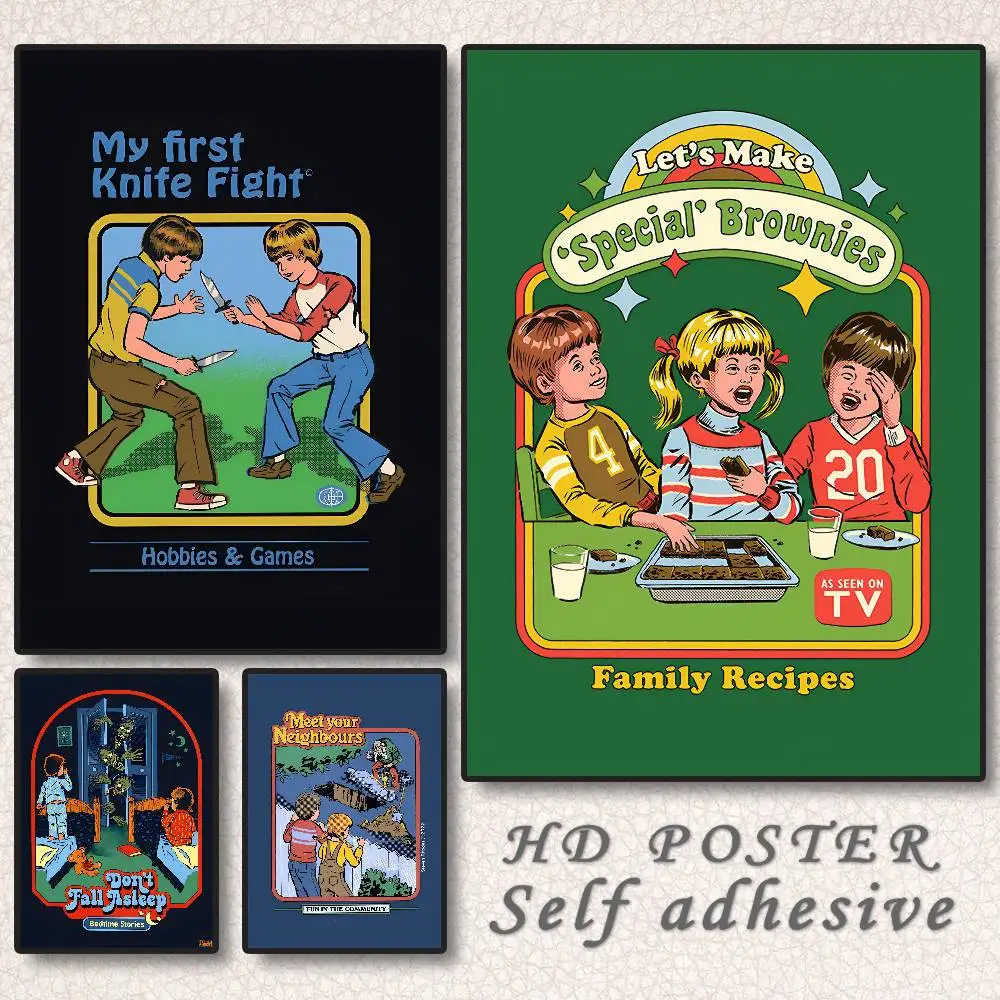 لوحة معلقة ستيفن رودس ملصق فني HD جدار لزج فني مقاوم للماء غرفة المعيشة المنزلية غرفة النوم الديكور الجمالي