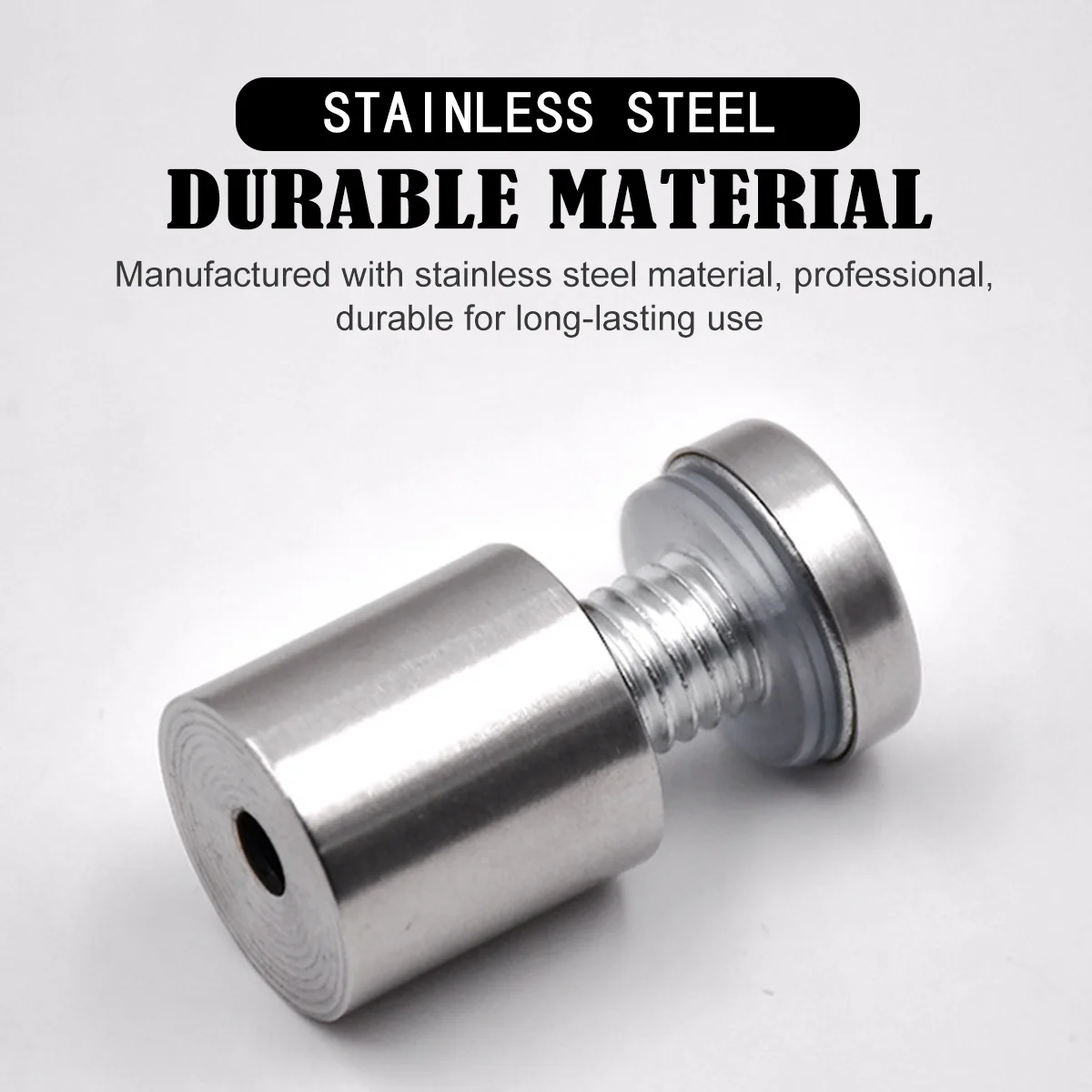 

40Pcs Stainless Steel Advertising Nail Sign Standoff Screws Scratch Proof for Glass Acrylic Wood Panel Mounting