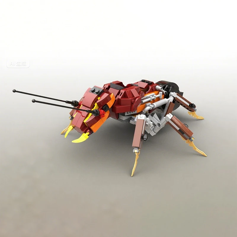 

346 шт. MOC Mech Ant Speeder строительные блоки Рождественский подарок неограниченное количество творчества DIY идеально подходит для индивидуальных строителей