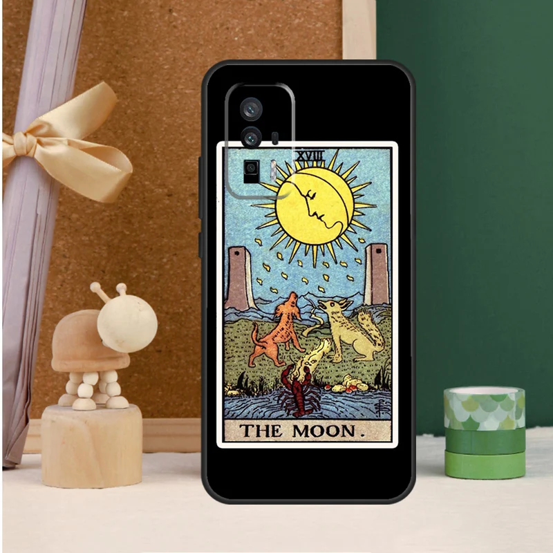 The SUN Tarot card Case For Xiaomi 15 14 17 Ultra 15T 14T 13T POCO X8 Pro Max X5 X6 X7 F5 F6 F7 F8 Ultra Cover