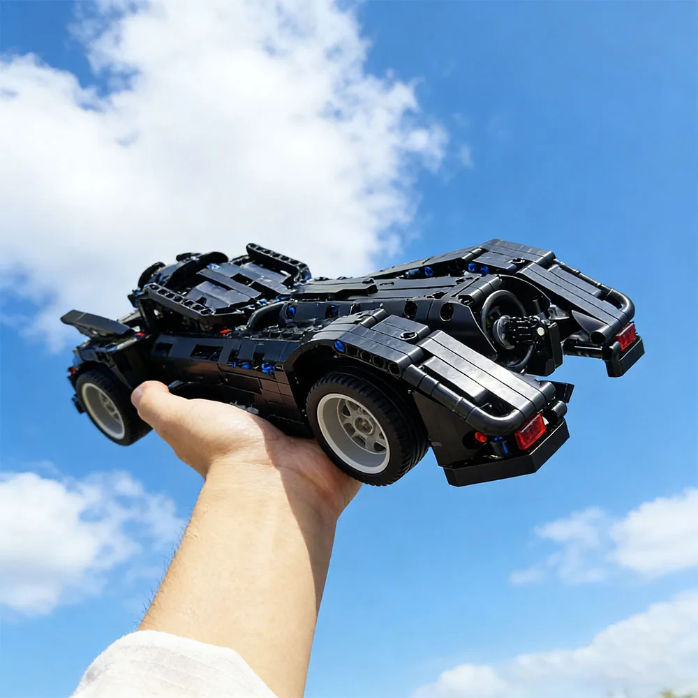 

Конструктор MOC: Креативная модель суперкара Бэткар, серия UCS, развивающая игрушка, подарок на день рождения, праздник, вечеринку