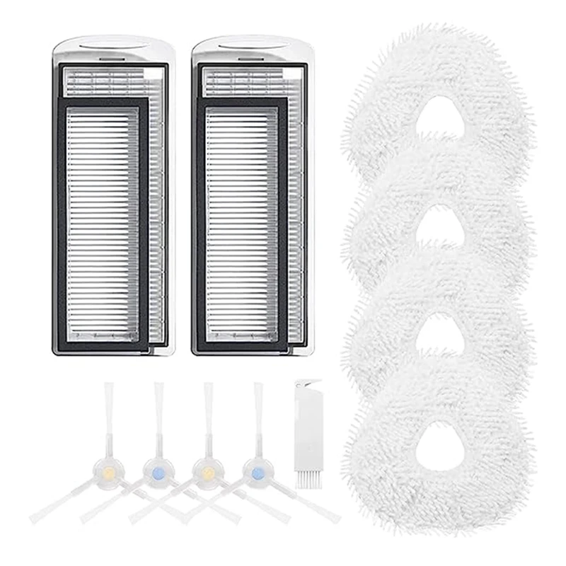 J2 Mopping Rag Side Brush Brush Filter Replacement Spare Parts Suitable For Cloud Whale Sweeper Narwal T10