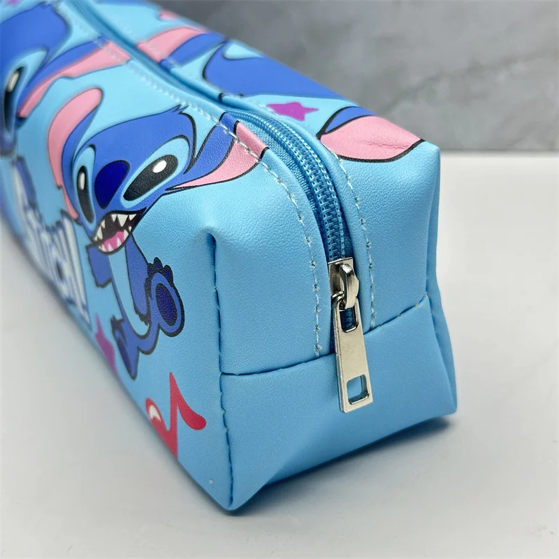 12pcs/lot Kawaii Stitch Pencil Case For School Disney Pencil Box Kawaii Stationery Organizer Pen Bag School Supplies Kids Gift