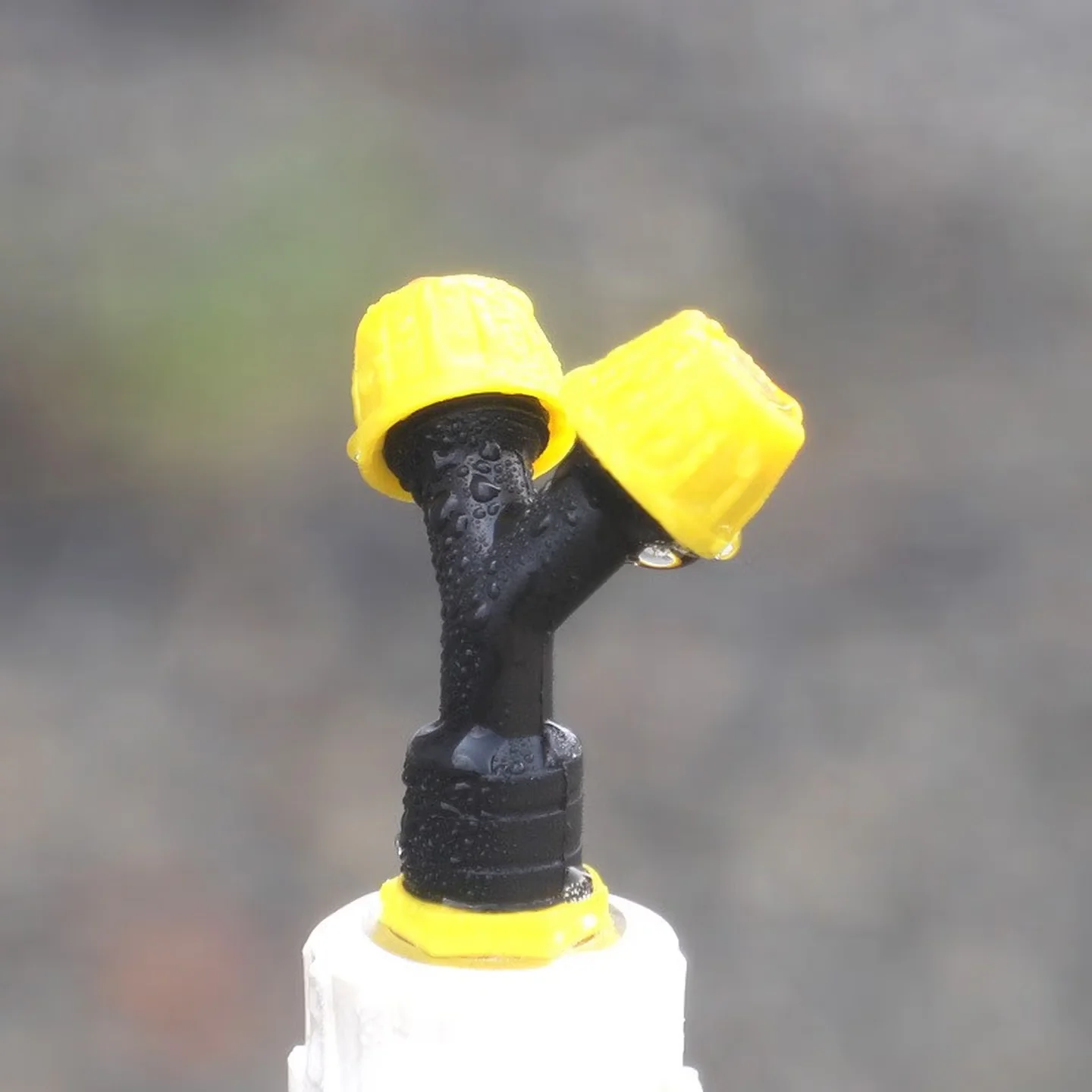 Spruzzatore nebulizzatore in plastica tipo Y da 1/2 pollice - Controllo polvere per irrigazione da giardino a doppio ugello per cantiere