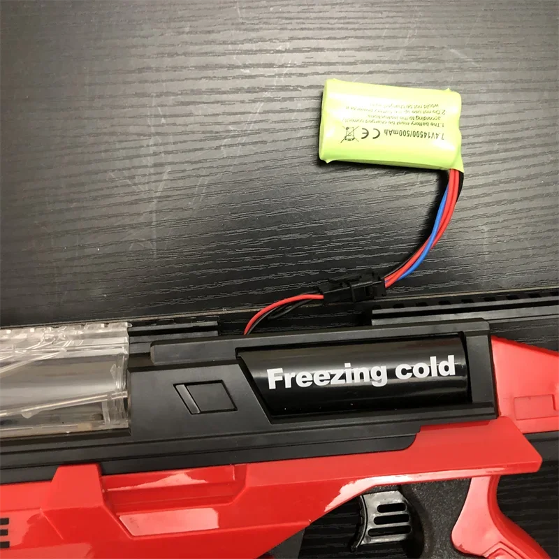 Pistola de agua eléctrica espacial para niños, Cañón de almacenamiento automático, portátil, juguetes de lucha al aire libre, playa de verano