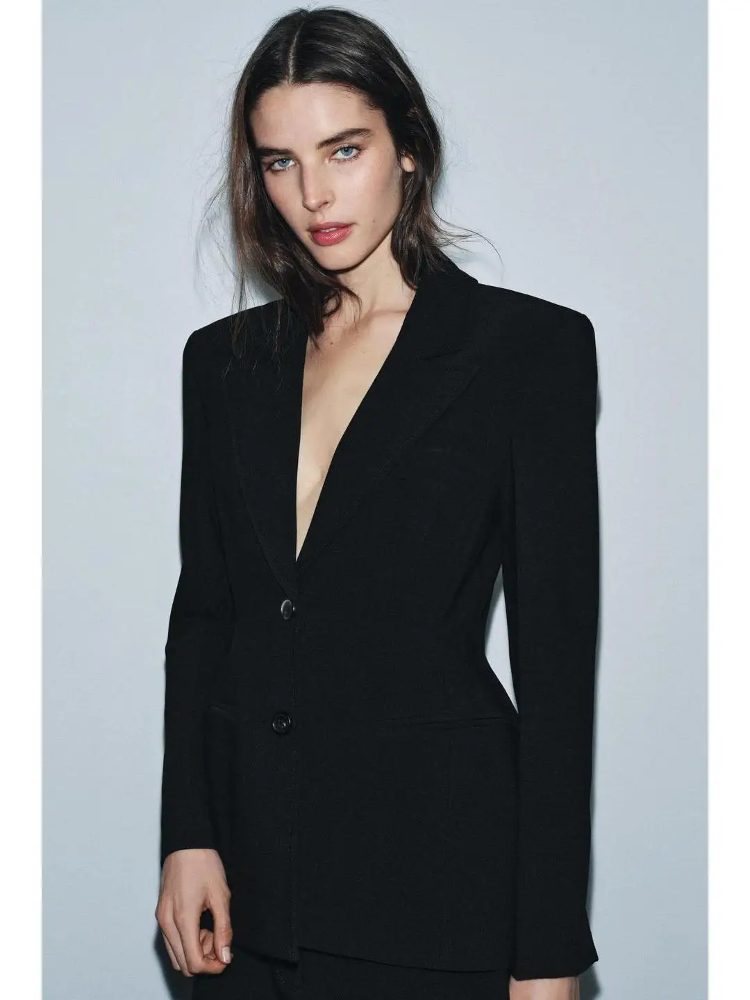 

Slim Fit 2026 Edition Suit Jacket High Waist Pants Casual Style Fashion Set for Women Spring Office Wear Two-Piece Suit
