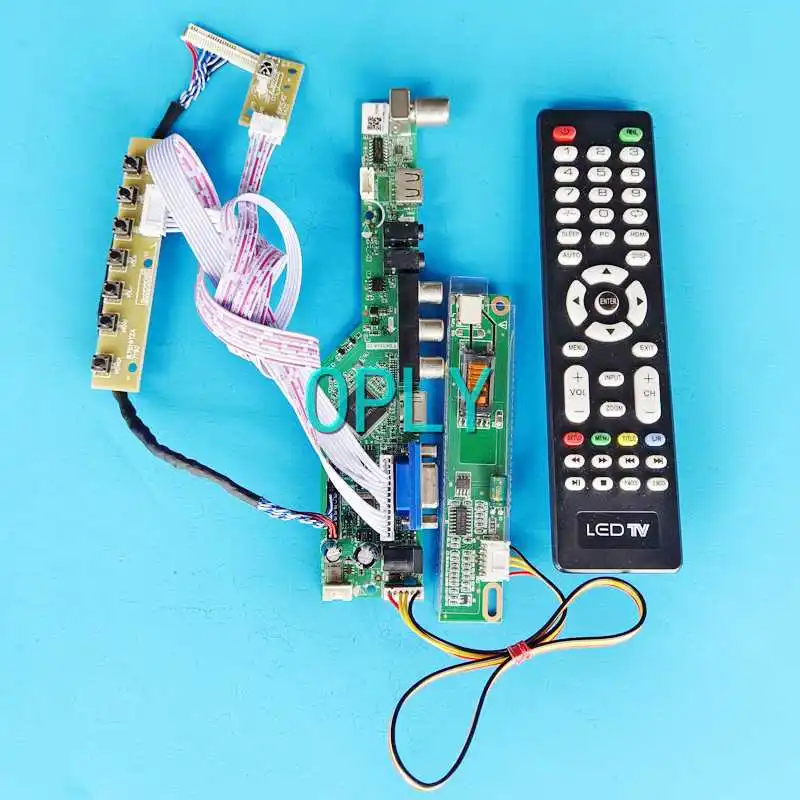 

LCD Display Controller Board Fit N184H3 LQ164M1LD4C LTN160HT01 VGA AV USB HDMI-Compatible 18.4" 30 Pin LVDS Kit 1920*1080 1CCFL