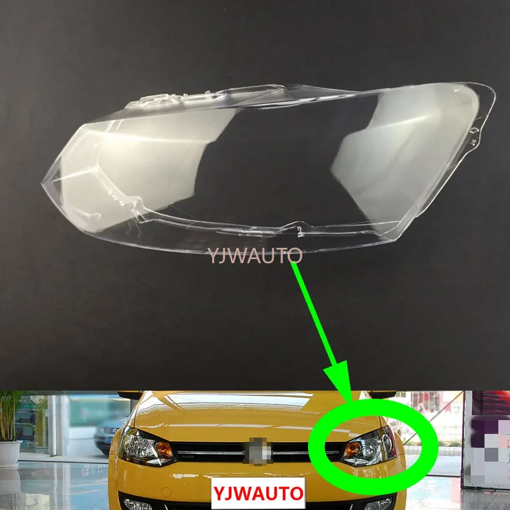 

Для Volkswagen VW Polo 2011, крышка фары, автомобильная фара, линза, стекло, сменные фары, авто корпус