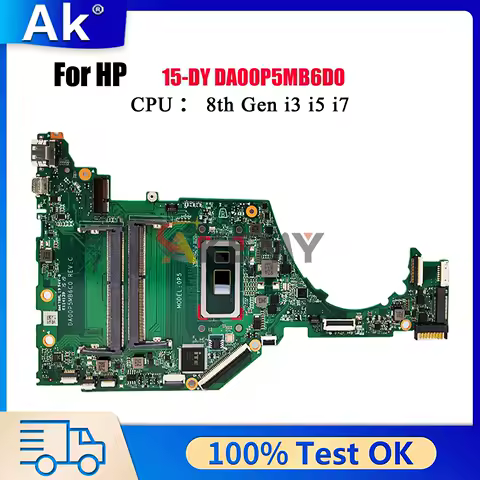 DA00P5MB6D0 For HP 15S-FQ 15-DY 15T-DY Laptop Motherboard L63559-601 With i3 i5 i7 8th Gen CPU 100% Fully Tested