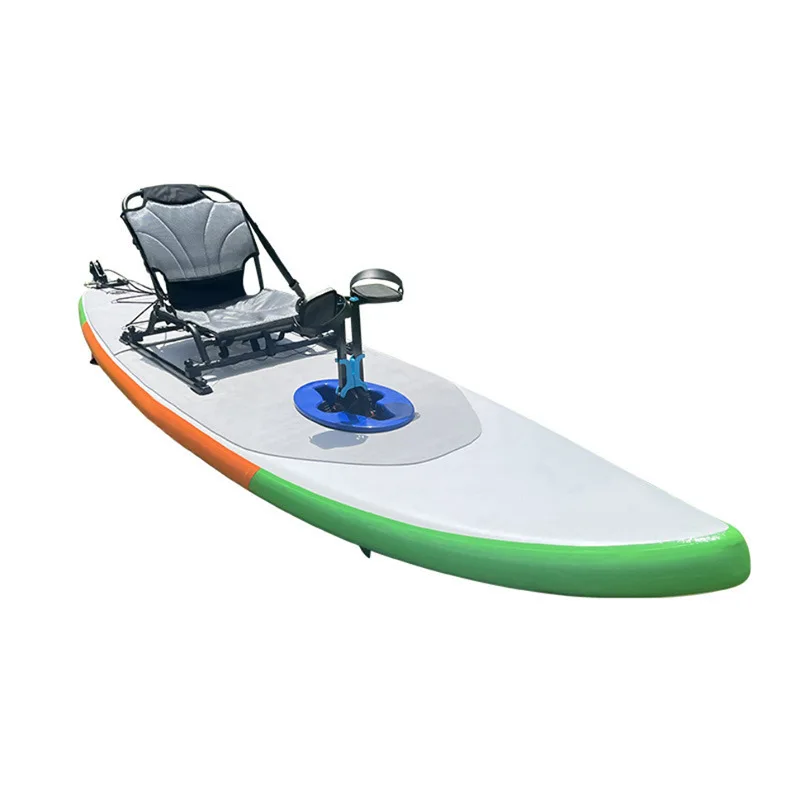 

Inflatable SUP sit-on pedal surfboard water park scenic lake paddling board