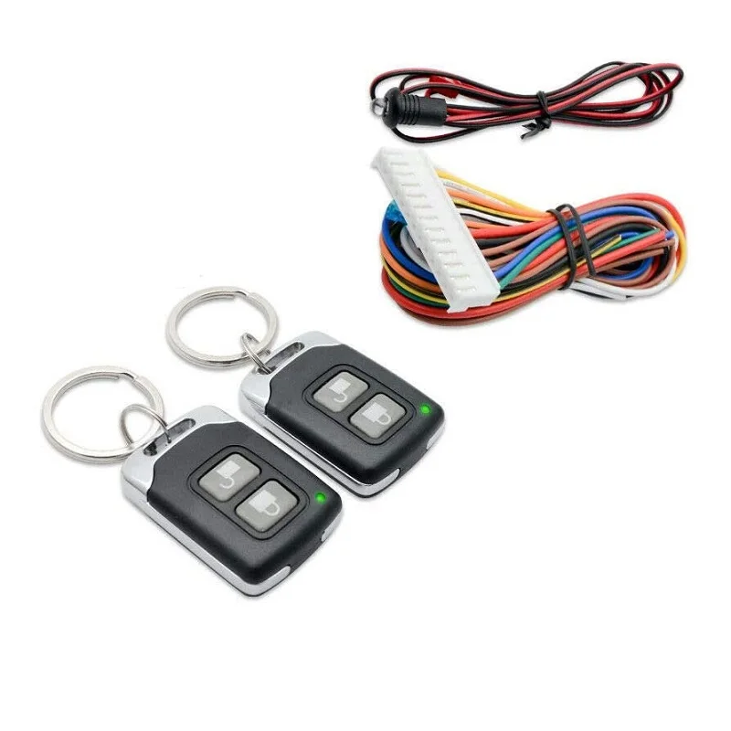 Kit Central remoto Universal para automóvil, desbloqueo, sistema de entrada sin llave, bloqueo Central eléctrico con Control remoto, 1 Juego