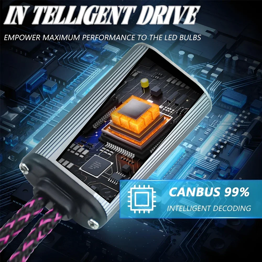 HYNBYZJ H11 H4 LED المصباح 1000 واط 1200000LM H7 السيارات ديود الضباب مصباح التوصيل والتشغيل 12/24 فولت H8 H1 30 قطعة 8890 CSP HB3 9005 HB4 9006 9012 #5