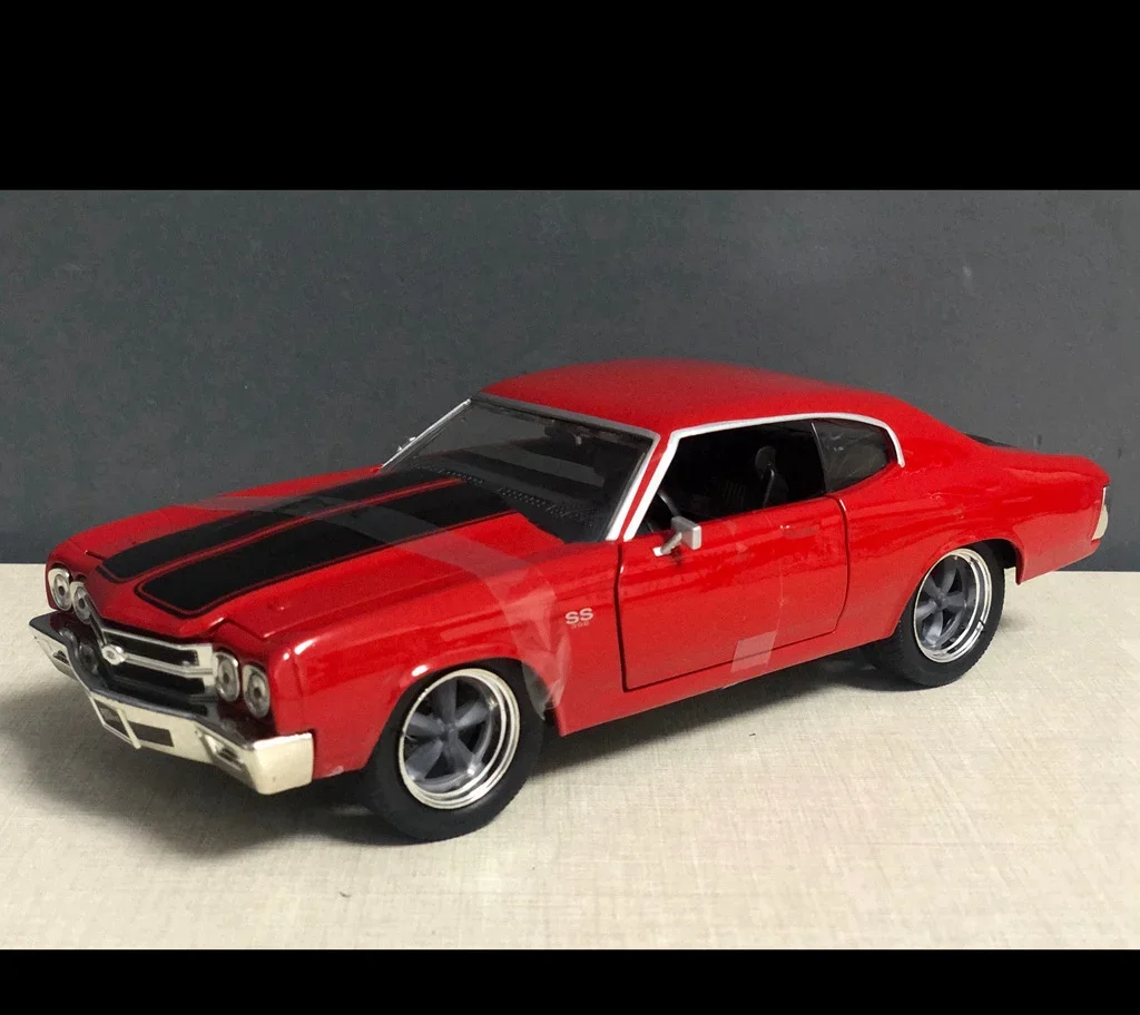 

1:24 Scale Retro 1970 Chevrolet Chevelle SS Diecast Car Model Classics Chevy Muscle Vehicle Toy Jada The Fast Thumbnails Boys