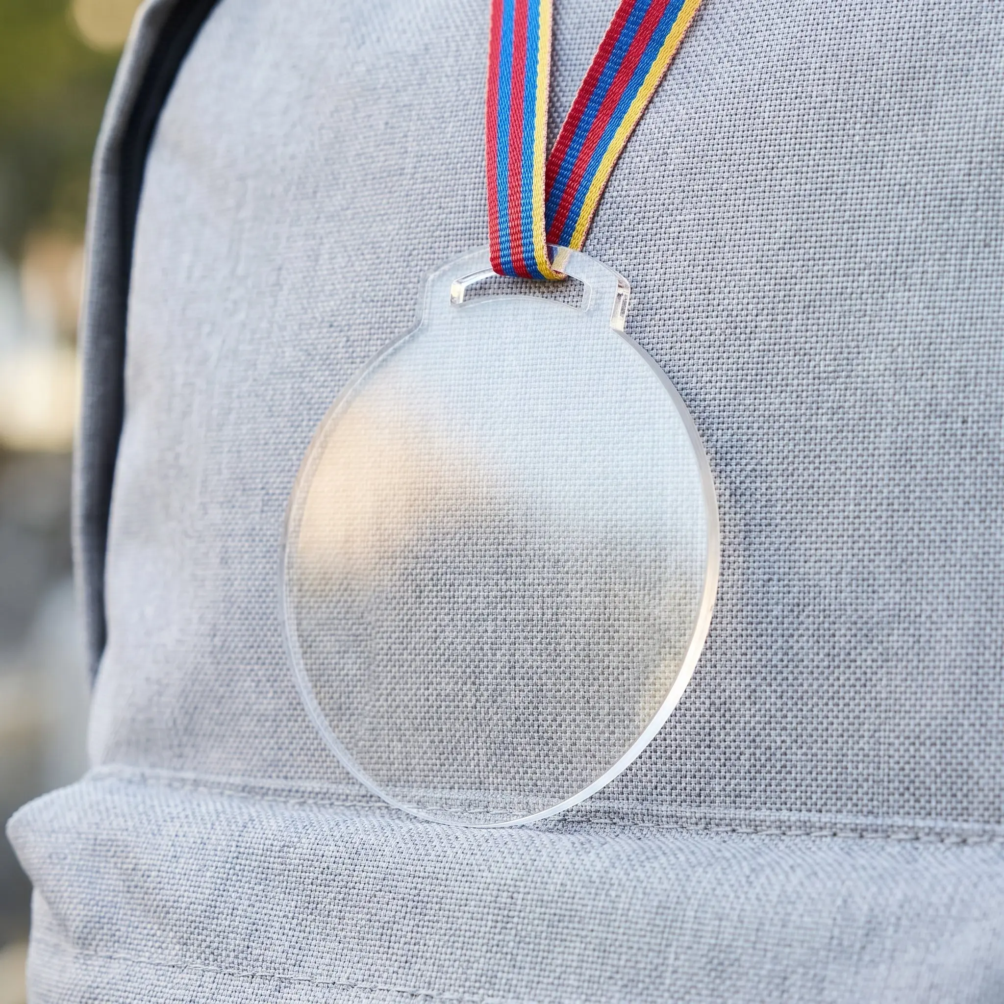 30 Pcs Clear Acrylic Circle Plaques Blank Acrylic Award Tags Diy Blank Medal Awards For Your Own Award Medals Making Craft