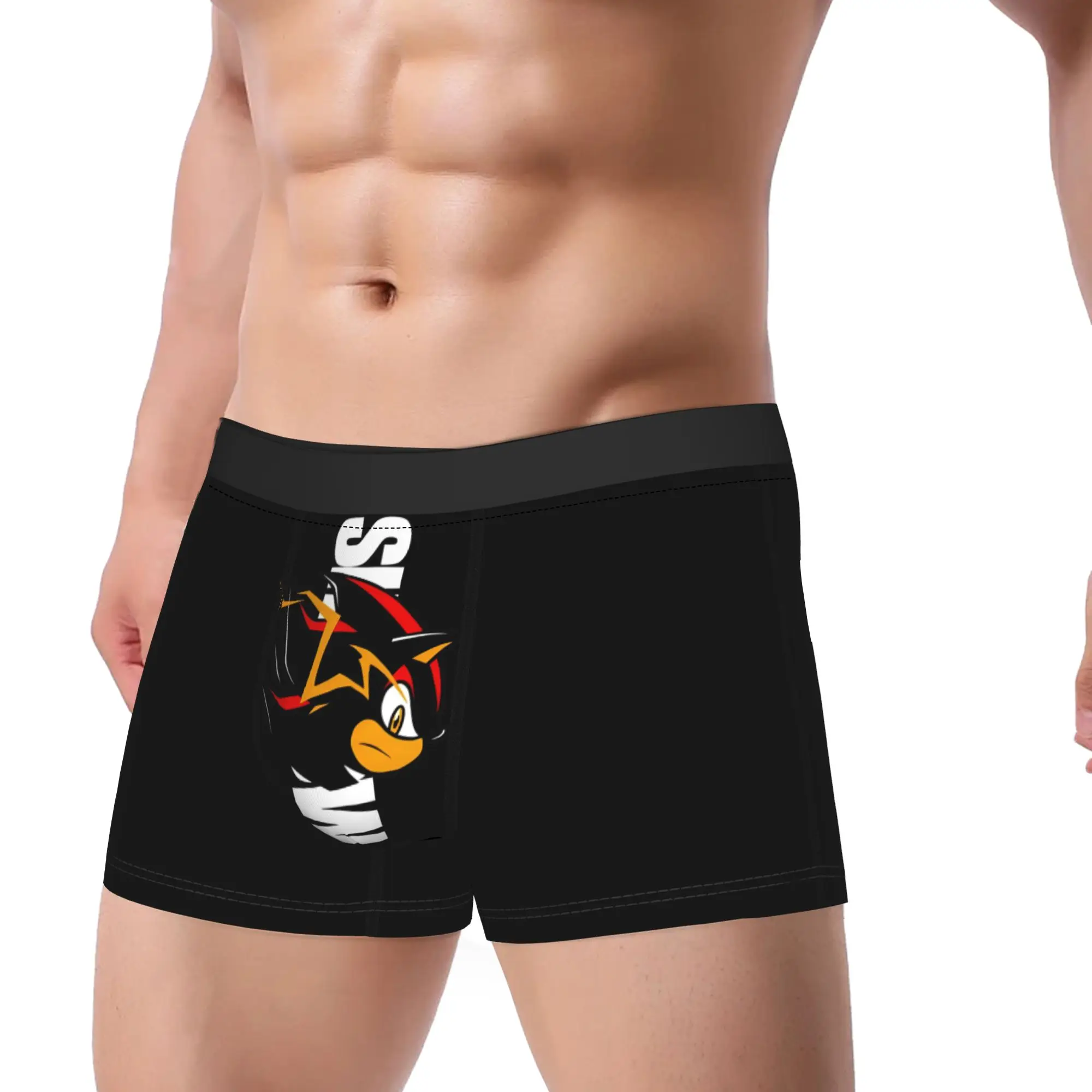 

Мужское нижнее белье в стиле аниме из фильмов, трусы-боксеры, шорты, забавные мягкие трусы для Homme, большие размеры