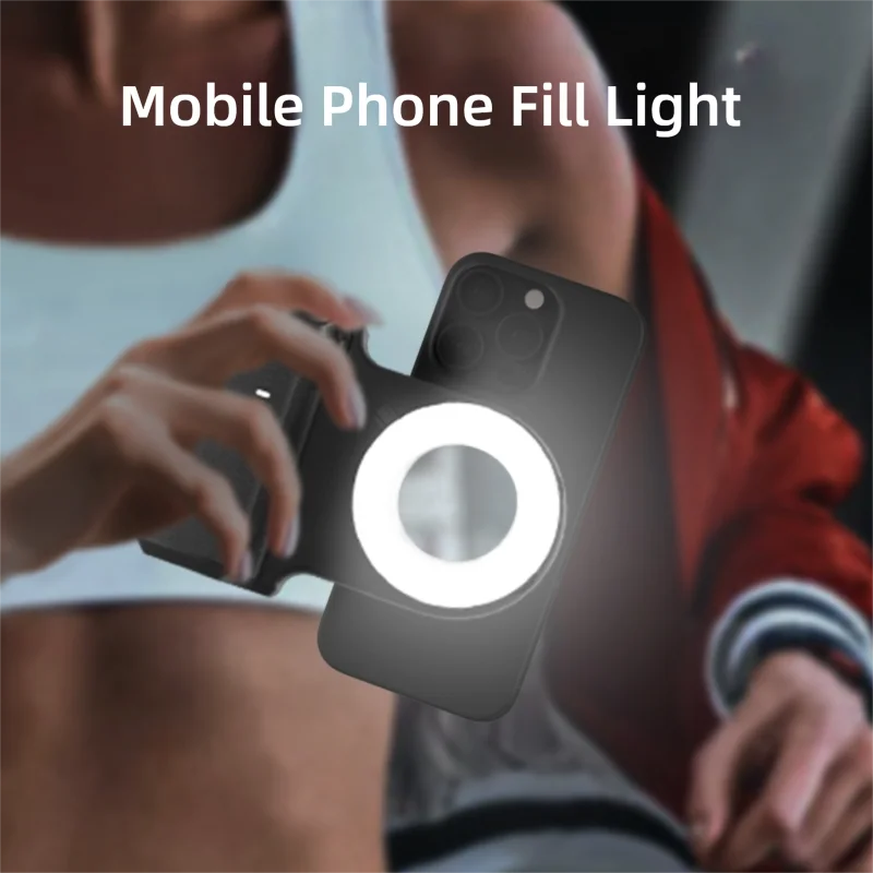 مثبت سيلفي للهاتف المحمول مع ضوء ملء، مصراع لاسلكي عن بعد، مصراع بلوتوث، قبضة يد للهاتف، مقبض كاميرا