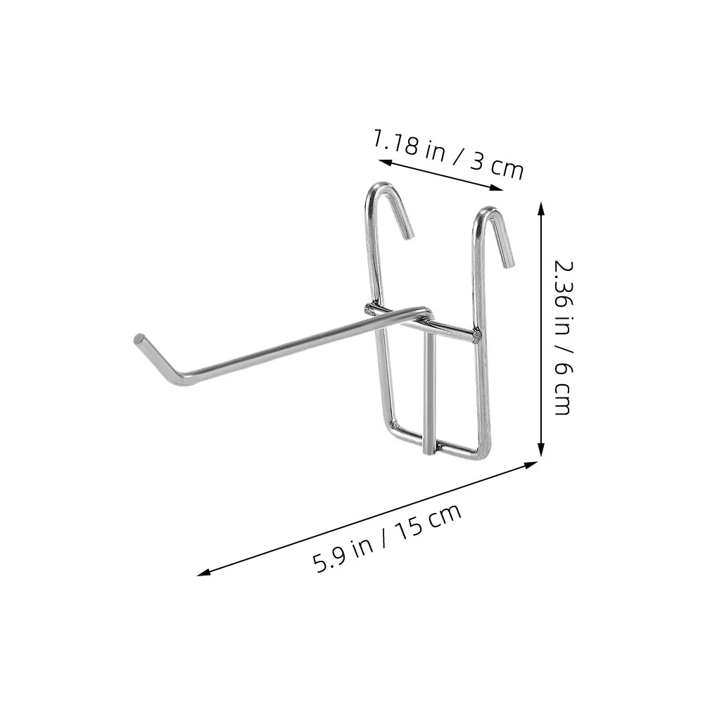 30Pcs Hooks Solid Stainless Steel Utility Hang Display Hangers Easy Tool-Free Installation Strong Secure Hanging - view 5