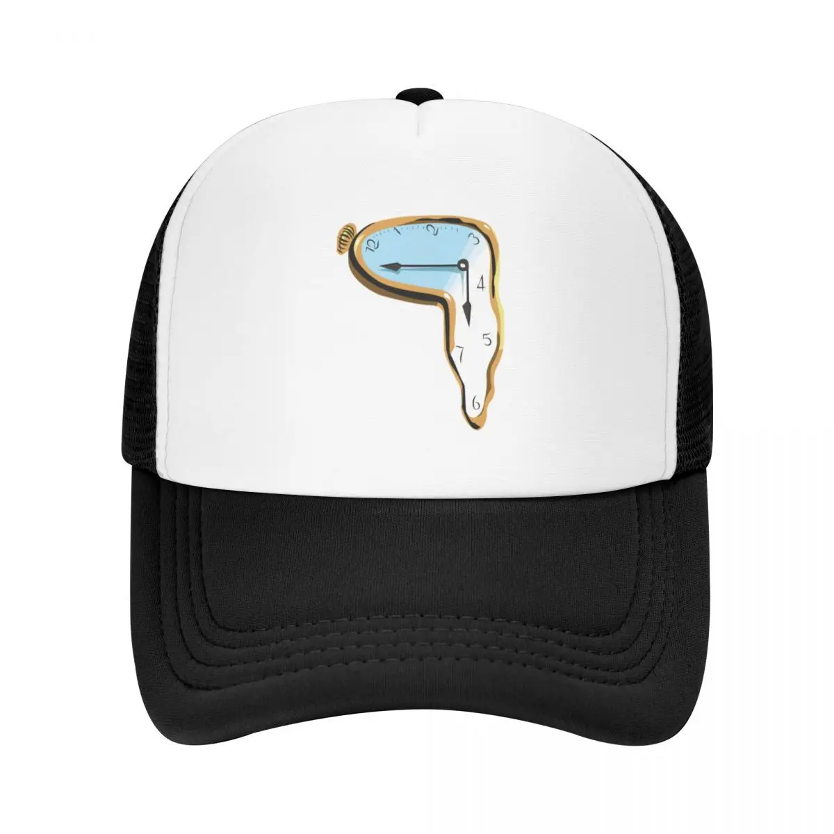 

Melting Clock Baseball Cap Dropshipping New In The Hat Big Size Hat Golf Men Women's