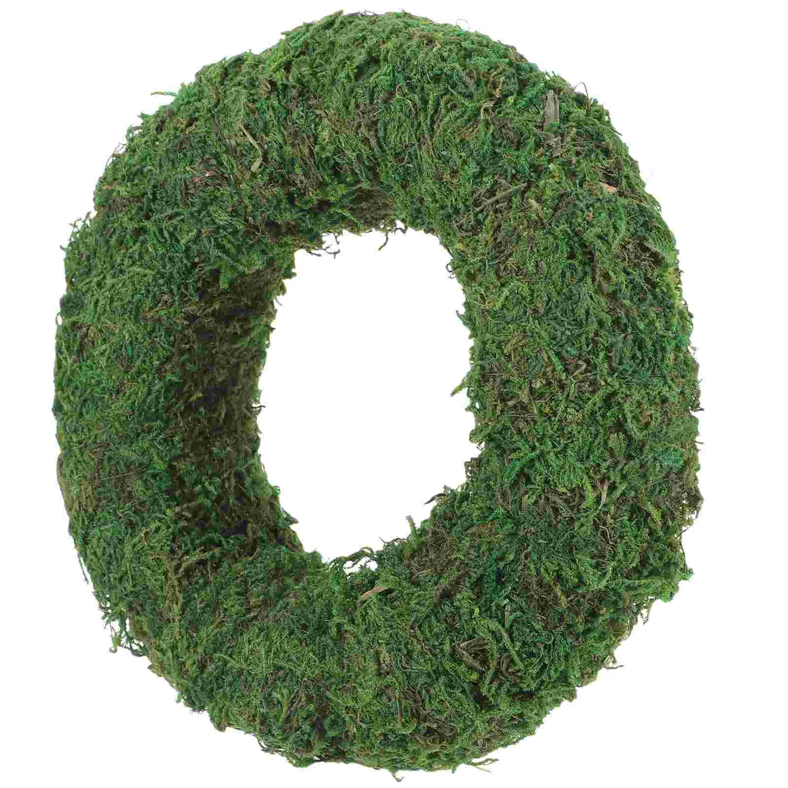 Simulated Moss Garland Wedding Window Decoration Supplies Holiday Party Natural DIY Wreath Crafts Store Wreaths Flocking Rings