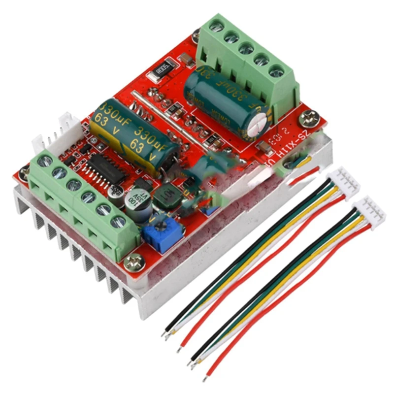 Controlador do motor sem escova, Hall Motor Control Driver Board, 2X DC, 6-60V, 400W, BLDC, 3 Phase, 12V, 48V, Hot