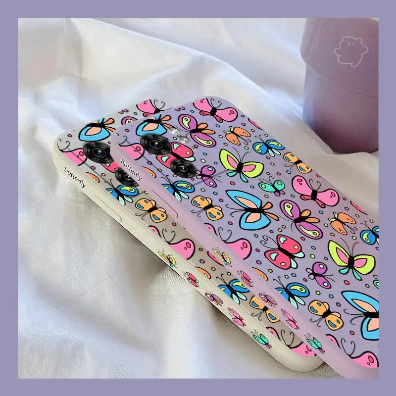 EDGE40 Charm Butterfly Silicone Phone Case For Motorola Moto EDGE 30 40 20 40Neo EDGEPLUS E13 E20 E22i E7Plus E32 E6S E22 Cover image 6