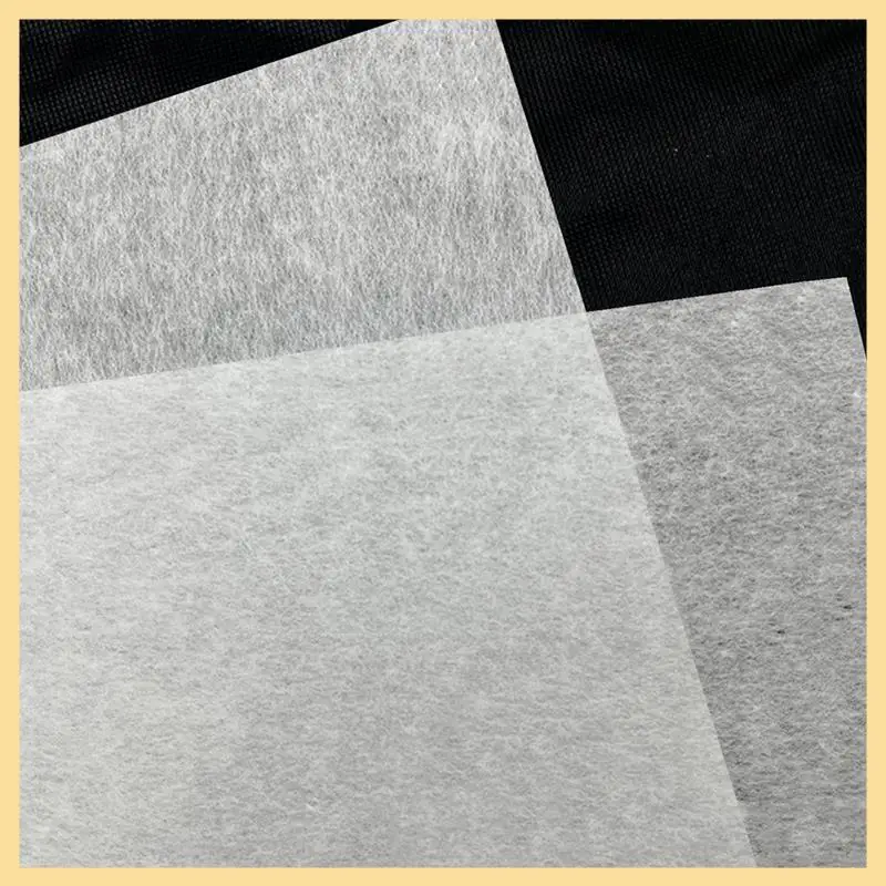 Estabilizador de bom rasgo para bordado, 8x8 polegadas 100 peças estabilizadores de bordado pré-cortados, estabilizador de apoio de bordado