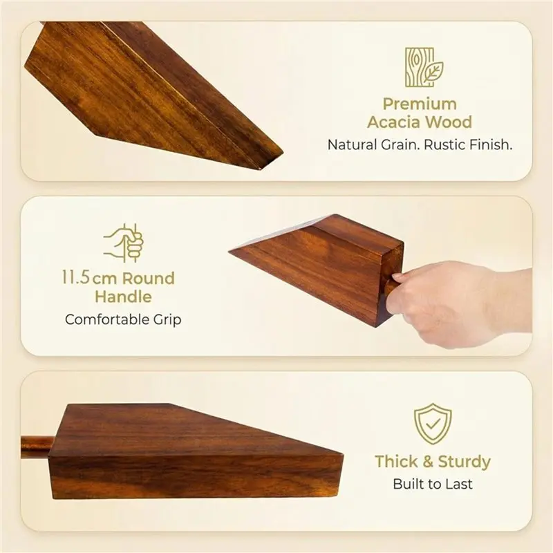 BAAG-Wooden Mattress Lifter, Mattress Lifter For Seniors, Mattress Lifting Wedge, Easy Sheet-Tucking Tool For Making The Bed