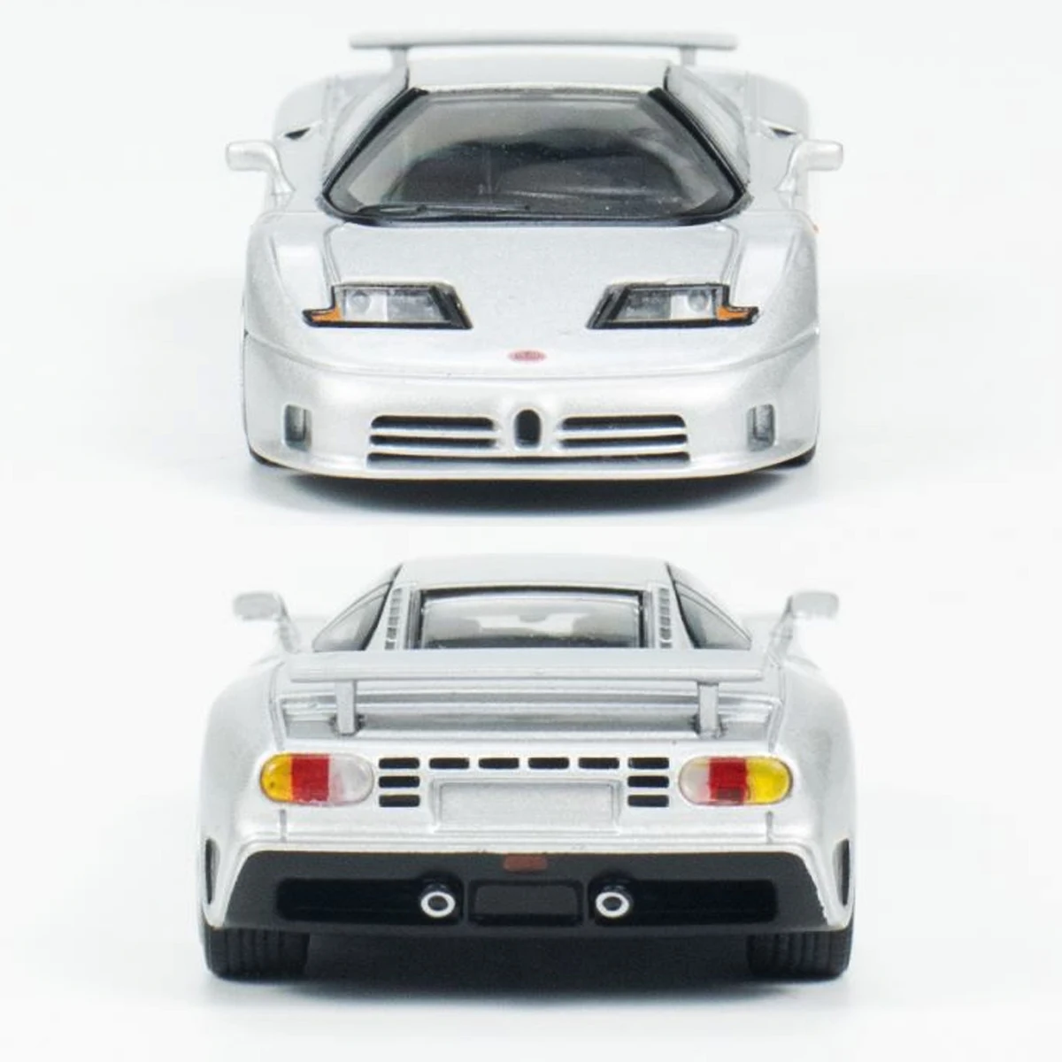 TSM Mini Gt 1/64 Миниатюрная модель автомобиля Bugatti EB110 GT Grigio Chiarolic из литого серебра коллекция моделей автомобилей